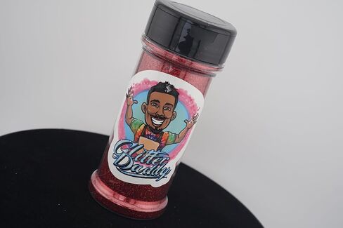 GLITTER DADDY- 3.5 oz The Big Red Dog - Red Fine Glitter in Saudi Arabia