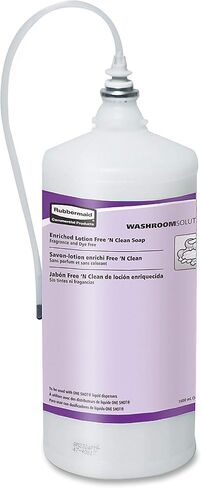 Rubbermaid Commercial Products OneShot Dye & Fragrance Free Lotion Hand Soap Refill, 1600mL, Compatible with RCP's Touchless OneShot Lotion Dispensers, for Restrooms in Offices/Restaurants in Saudi Arabia