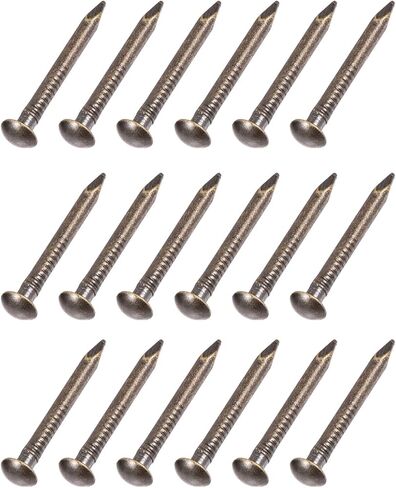 METALLIXITY Small Nails (1.5x15mm) 120pcs, Brass Tiny Hardware Nails - for Household Woodworking, Brass Tone in Saudi Arabia
