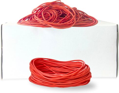 Alliance Rubber 97705 Industrial Quality Size #170 Red Packer Bands, 1 lb Box Contains Approx. 90 Heavy Duty Bands (7" x 1/4", Red) in Saudi Arabia
