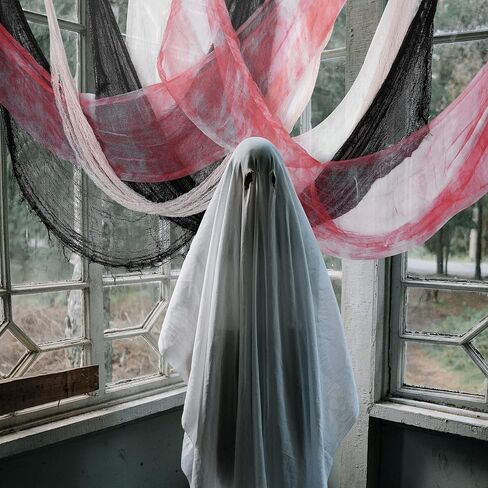 6 PCS Halloween Creepy Cloteby ، 3 ألوان قطعة قماش مخيفة من القماش ، 30 × 72 بوصة فظيعة نسج زاحف زاحف لحفلات عيد الهالوين في الهواء الطلق الديكور in Kuwait