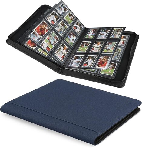 Toploader Binder,Toploader Hard Cases, 9-Pocket Pages Sleeves Hold up 288 Cards.Toploader Card Binder with Sleeves for “3×4" rigid，Card Holder in Kuwait