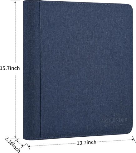 Toploader Binder,Toploader Hard Cases, 9-Pocket Pages Sleeves Hold up 288 Cards.Toploader Card Binder with Sleeves for “3×4" rigid，Card Holder in Kuwait