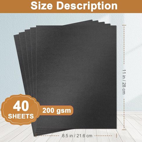 40 ورقة زرقاء Shimmer Cardstock 8.5 × 11 ورقة معدنية ، 75 رطل ورقة فاتحة الأزرق فاتحة ورقة لصنع البطاقات DIY ، شكرا لك بطاقات ، دعوات ، بطاقات الذكرى ، عيد ميلاد in Kuwait