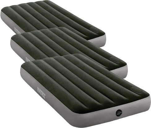Intex Dura-Beam Standard Series Downy Portable Inflatable Airbed with Built-in Foot Pump, Twin Size in Saudi Arabia