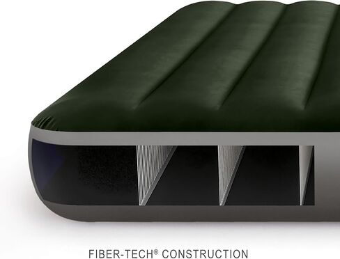 Intex Dura-Beam Standard Series Downy Portable Inflatable Airbed with Built-in Foot Pump, Twin Size in Saudi Arabia