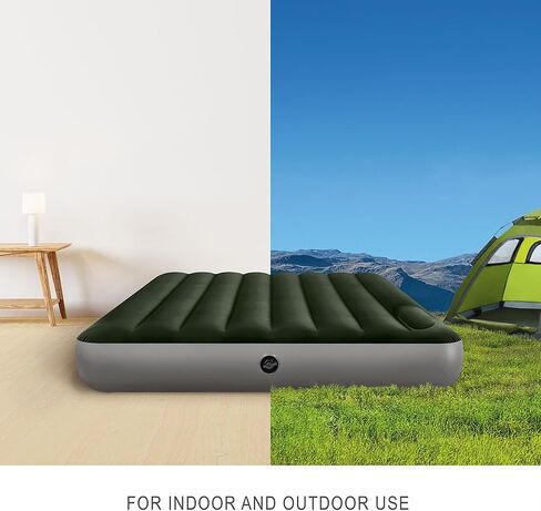 Intex Dura-Beam Standard Series Downy Portable Inflatable Airbed with Built-in Foot Pump, Twin Size in Saudi Arabia