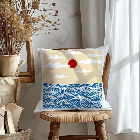 Nbeads Waves Painting Stencil ، 11.81 × 11.81 بوصة القابلة لإعادة الاستخدام الحرف المجوفة قال قالب رسم الرسم للطلاء على جدران الورق الخشبية القماشية الأثاث in Saudi Arabia
