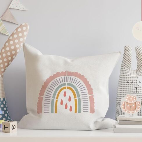 22 PCS قوس قزح الطلاء مجموعة - 6 × 6 بوصة و 6 × 12 بوصة DIY قوس قوس قزح قابلة لإعادة الاستخدام لفن الجدار ، ديكور المنزل ، والرسم ، والفن والحرفية in Kuwait