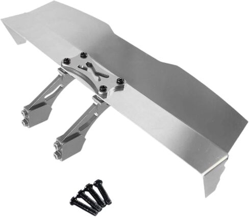 Universal RC Car Rear Wing Metal Alloy Spoiler for Remote Control Vehicles, Red in Kuwait