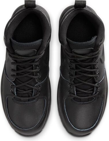 حذاء Nike Manoa Leather GS للأولاد مقاس 7، اللون: أسود/أسود سمسم/لعبة ملكي-أسود/أسود داكن in Saudi Arabia