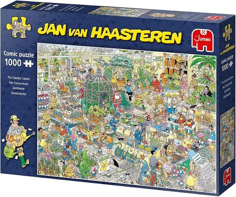 Jumbo ، Jan Van Haasteren - Garden Center ، Jigsaw Buzzles للبالغين ، 1000 قطعة ، 68 × 49 سم in Kuwait