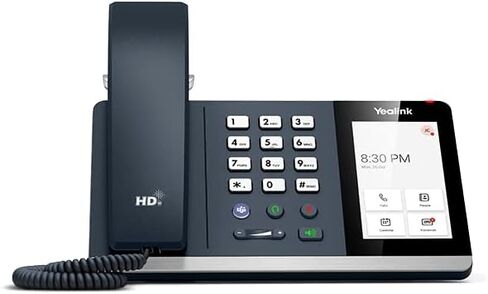 Yealink MP54-ZOOM Edition Smart Business Phone for Zoom, 4 inch (800 x 480) Capacitive Touch Screen, Dual-Port Gigabit Ethernet, Support PoE, Power Adapter Not Included (Renewed) in Saudi Arabia