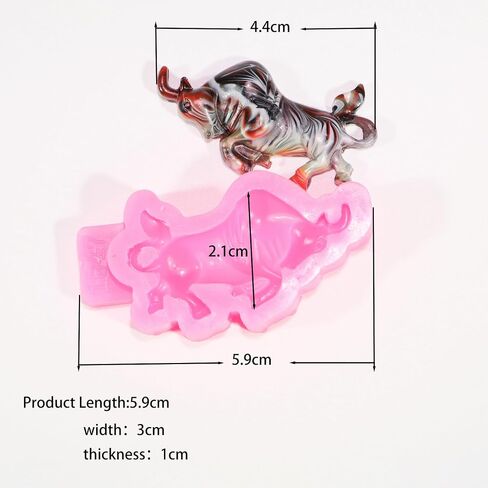 Angel Wings Cute Goat Silicone Mold Goat Mold Resin Molds DIY Epoxy Resin Casting Mold in Saudi Arabia
