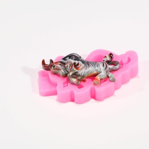 Angel Wings Cute Goat Silicone Mold Goat Mold Resin Molds DIY Epoxy Resin Casting Mold in Saudi Arabia