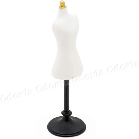 Odoria 1/24 Miniature Dress Form Mannequin Dollhouse Decoration Accessories, White in Saudi Arabia