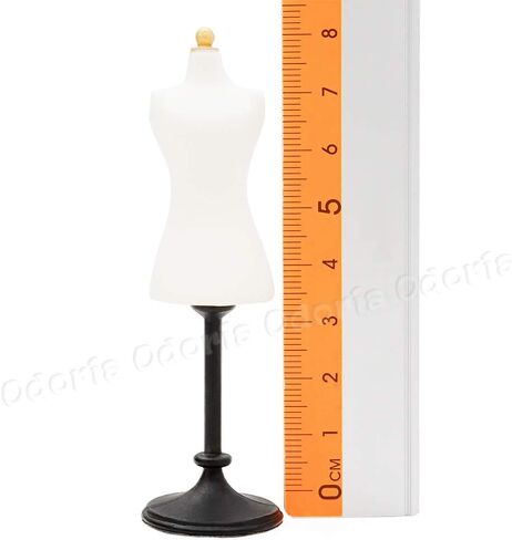 Odoria 1/24 Miniature Dress Form Form Donquin Dollhouse Accessories ، White in Kuwait