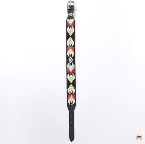 Hilason Black 20 على الطراز الغربي من ذوي الخربز الثقيل من جلد الأليف اليطانيات الأليفة الأليفة | للكلاب مريحة in Saudi Arabia