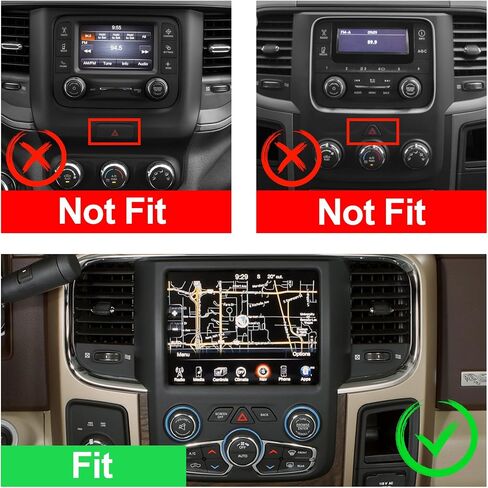 ستيريو سيارة 9 بوصة IPS تعمل باللمس Android 12 لسيارة Dodge RAM 1500/2500/3500 2013-2018 مع CarPlay اللاسلكي وAndroid Auto 2+32GB راديو السيارة، يدعم GPS، WiFi، Bluetooth، FM، كاميرا احتياطية، (AC تلقائي) in Kuwait