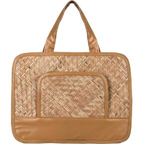 WOODEN Bamboo Laptop bag/office bag for Men and Women, Tan
