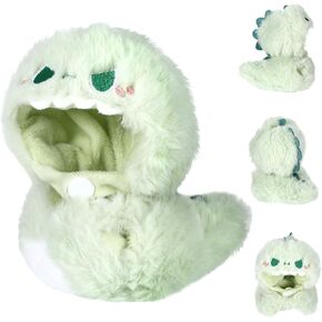 Clothes 6.7 Inches Clothes Replacement, Cute Animal Outfit for 17cm Doll Outfits, Stereoscopic Green Dinosaur Clothing with Soft Filling Cotton
