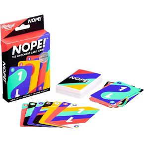Ridley’s Nope! Fun Card Game for Families, Action-Packed, Fast-Paced Game for 2+ Players, Includes 104 Game Cards and Instructions, Simple Card Game for Kids Ages 6+
