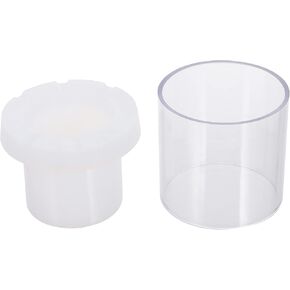 Cylindrical Hollow Mold Silicone Molds Resin Crafts Taper Candles Handmade Candle Mold De para Gelatinas Silicone Soap Mold DIY Manual Mold Plastic Candles Molds Square re-usable