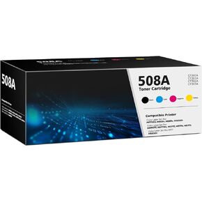508X Toner Cartridges (4-Pack) for Laser Jet M553 M577 Series Compatible with HP 508X 508A 508 Toner Cartridges for Color Laser Jet Enterprise M553 M553dh M553dn M553n M553x M552dn MFP M577dn M577f
