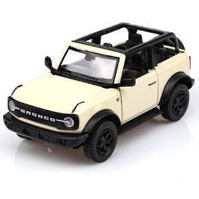 1/36 Scale Ford Bronco Diecast Car Models,Pull Back Vehicles Heritage Limited Edition Ford Bronco Toy Cars,Cars Gifts for Boys Girls（Desert Sand）