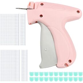 Mini Stitch Gun,Clothing Stitch Gun,with 100 Bear Buttons,550 Long Glue Needles and 550 Short Rubber Pins for Quick Sewing of Clothing and Quilts