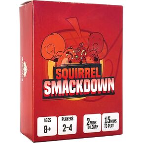 da Vinci's Room Squirrel Smackdown - The Fast Paced Strategy Card Game for 2-4 Players | Card Games for Kids 8-12, Teens or Adult Family Game Night