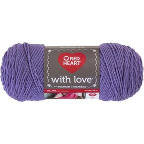 Red Heart Love Yarn-Lilac, Multicolor, 1110 Foot