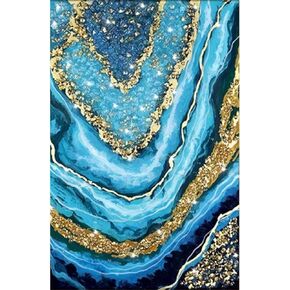 ZEECQING 5D Abstract Diamond Art Painting Kits for Adults Marble, Art Diamond Art Kits for Adults, DIY Full Drill Paint by Numbers for Wall Decoration 12x16inch/30x40cm