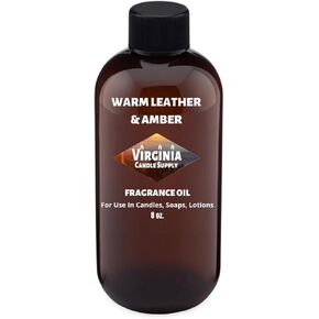 Warm Leather & Amber Fragrance Oil (Our Version of The Brand Name) (8 oz Bottle) for Candle Making, Soap Making, Tart Making, Room Sprays, Lotions, Car Fresheners, Slime, Bath Bombs