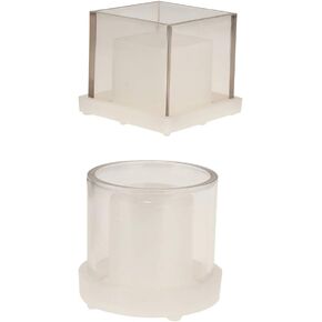 High and Cylinder Hollow Plastic Candle fit for, Wax, Beeswax, Clay, soap, Resin