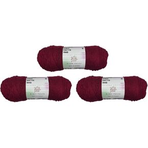 Crimson Yarn - 3 Pack of 198g/7oz - Acrylic - 4 Medium (Worsted) - 364 Yards - Knitting/Crochet