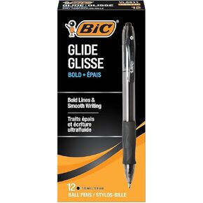 Velocity Retractable Ballpoint Pen, Black Ink, 1.6mm, Bold, Dozen