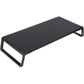 Laptop Computer Desktop Shelf Ergonomic Keyboard Storage Black Monitor Stand Riser Organizer