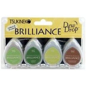 Tsukineko Brilliance Dew Drop Ink Pad - Tree House Set