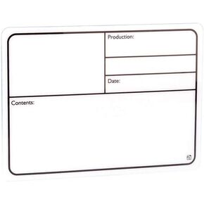 Hardware Tour Label - White plastic label, self-adhesive 177x127mm
