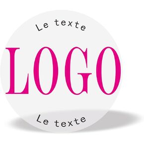 1 inch -21cm 100 Custom Stickers, Waterproof and Scratch Resistant, Transparent Stickers, Custom self-Adhesive Labels, Suitable for Weddings, Gift Giving