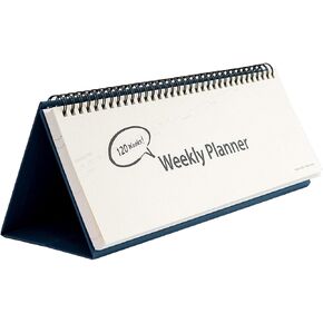 Undated Desk Weekly Daily Calendar Planner, Scheduler Memo Pad, Appointment Book, 11.8 x 4 Inches