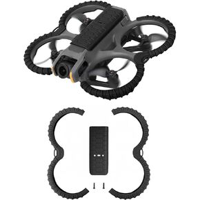 Avata 2 Propeller Guard Protector+Back Protection Board Protective Bumper Prop Protector for DJI Avata 2 Accessories（Black）
