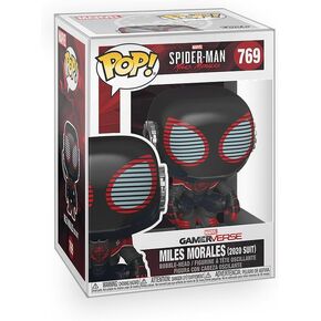 Pop Marvel: Spider Man - Miles Morales in 2020 Suit Gamerverse Vinyl Figure Included with Box Protector Compatible for Funko