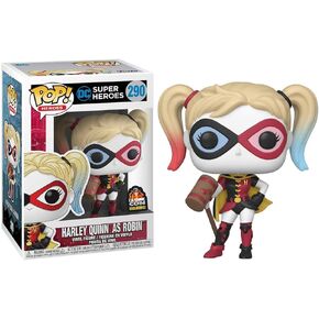 Funko DC Comics POP! Heroes Harley Quinn AS Robin Vinyl Figure 2019 L.A. Comic CON Exclusive #290