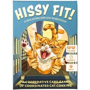 Hissy Fit - A Cooperative Card Game of Coordinated Cat Coaxing, Solo & Co-Op, Family-Friendly , Ages 8+, 1-4 Players, 20 Min
