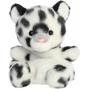 Aurora® Adorable Palm Pals™ Kaia Snow Leopard™ Stuffed Animal - Fun Collectible Plush for Kids and Adult Collectors - Perfect for Decorating Rooms and Birthday Gifts - White 5 Inches