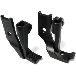 Left+Right Toe Zipper Foot for Juki Lu-562 Lu-563 Lu-1508 Dsc-244 245 Dnu-241+