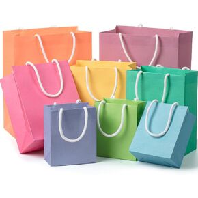 Mr. Pen- Gift Bags Assorted Sizes, 8 pcs, Small/Medium/Large, Paper Gift Bags with Handles, Easter Bags for Gifts
