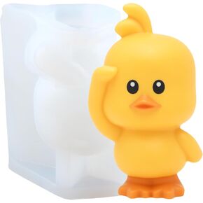 3D Duck Candle Silicone Molds Duck Mold Animal Resin Casting Mold for Candle Making Polymer Clay Craft Home Decoration Aromatherapy Plaster Candles